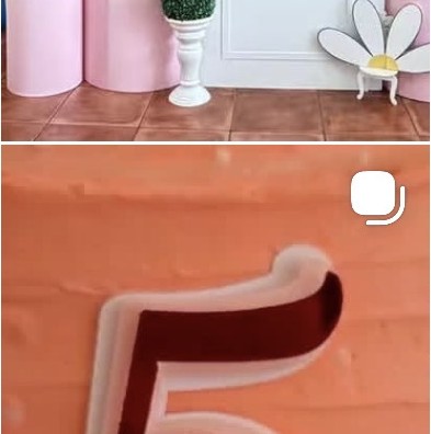 Detalhe do bolo de aniversário