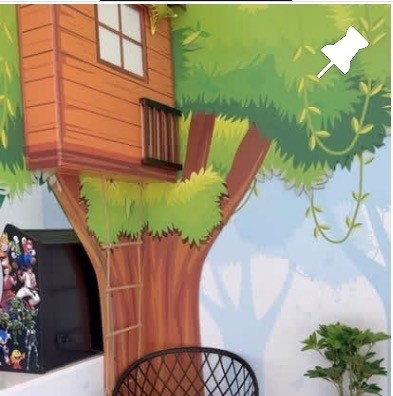 Área de jogos e lounge